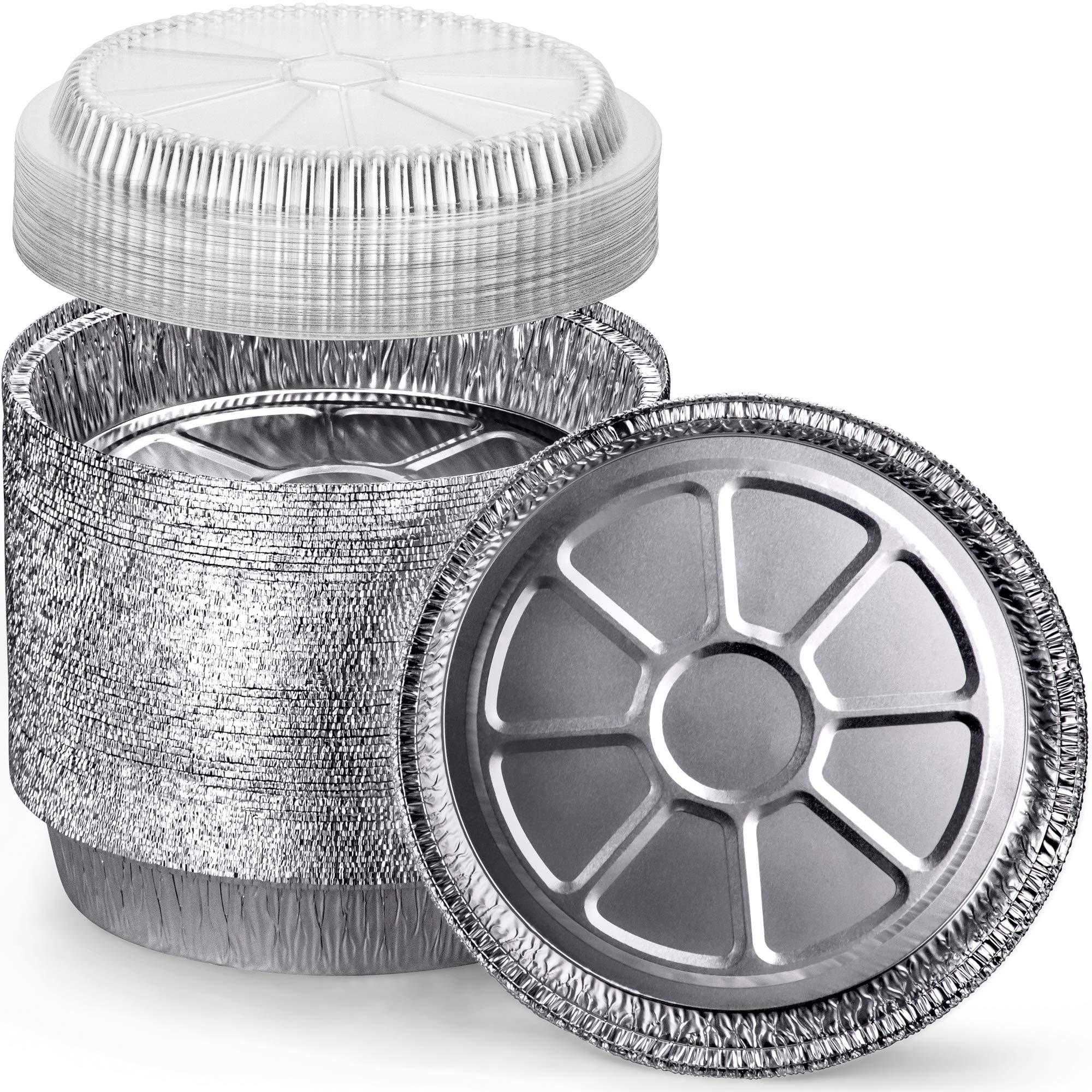 Amazon.com: DecorRack 14 Round Aluminum Pans with Dome Lid, 9 Inch
